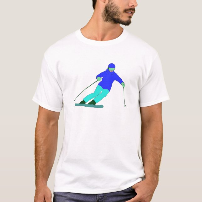 T-shirt Ski de neige (Devant)