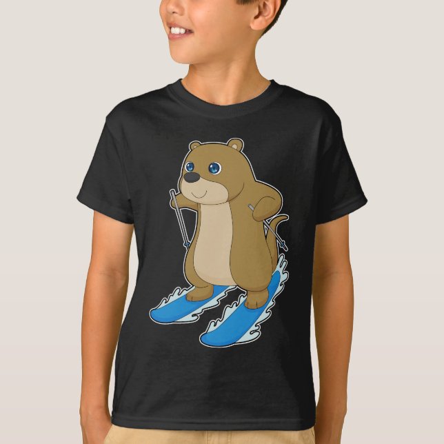T-shirt Ski de Otter (Devant)