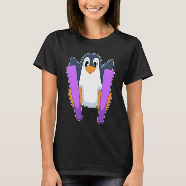 T-shirt Ski de Penguin (Devant)