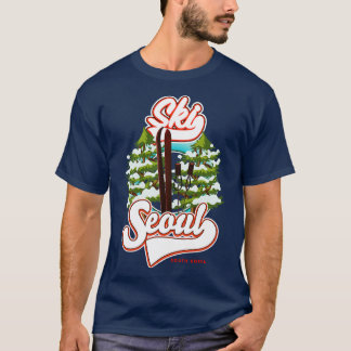 T-shirt Ski de Séoul Corée du Sud