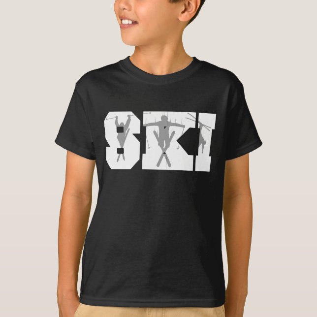 T-shirt Ski de ski (Devant)