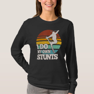 T-shirt Ski Drôle Je Fais Mes Propres Têtes Ski De Neige
