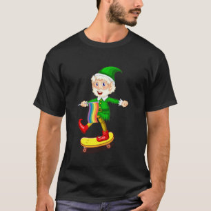 T-shirt Ski Elf Christmas mignon Lgbt Q Gay pride X Mas P