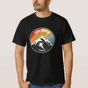 T-shirt Ski En France Les Arcs