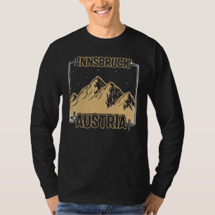 T-shirt Ski Innsbruck Autriche Montagne Ski Snowboard Au
