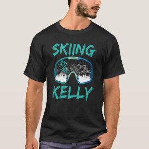 T-shirt Ski Kelly Sports d'hiver Passion skieur Ski