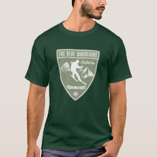 T-shirt Ski Les Montagnes Bleues Ontario