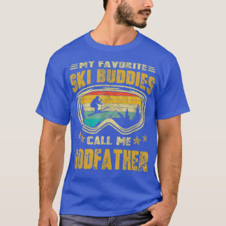 T-shirt Ski Mes Amateurs De Ski Préférés Appelez-Moi