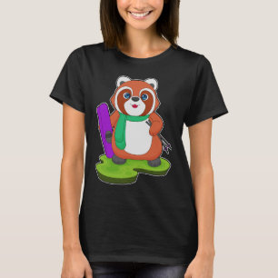 T-shirt Ski Red Panda