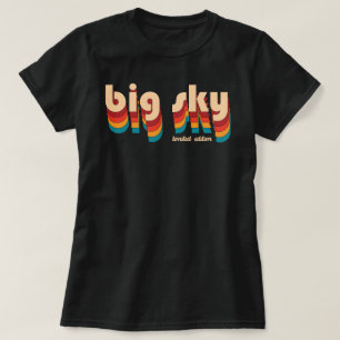 T-shirt Ski Retro Big Sky