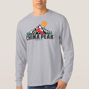 T-shirt Ski Retro China Peak