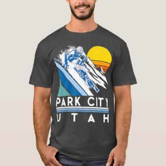 T-shirt Ski Rétro Park City Utah