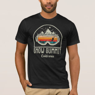 T-shirt Ski Retro Snow Summit California
