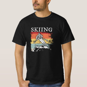 T-shirt Ski rétroactif
