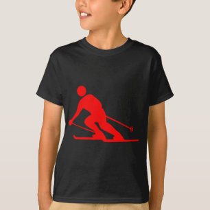 T-shirt Ski - Rouge
