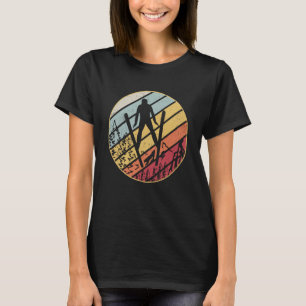 T-shirt Ski saut ski volant vintage ski vacances ski ski