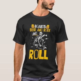 T-shirt Ski Skeleton Skateboarder Skateboard Skatebo