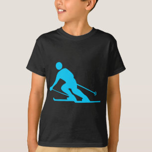 T-shirt Ski - Sky Blue