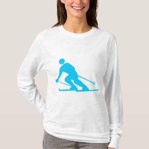 T-shirt Ski - Sky Blue