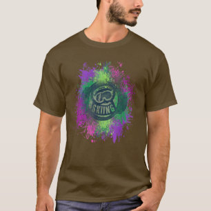 T-shirt Ski Snowboard Nature Treehugger Ski Mountain Ap