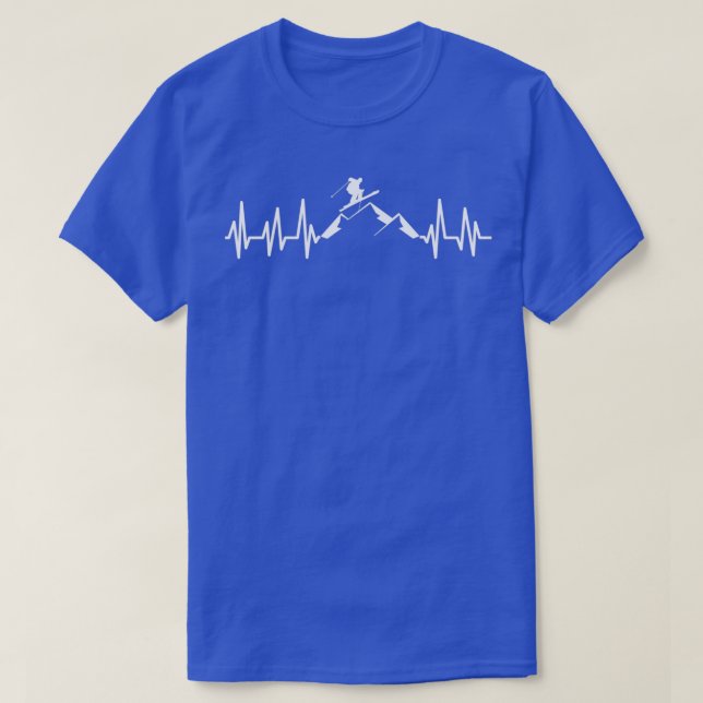 T-shirt Ski Sports d'hiver Vacances ski neige 4 (Design devant)