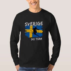 T-Shirt Ski Sverige