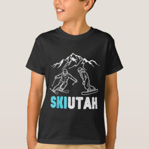 T-shirt Ski utah ski snowboard vacances souvenir