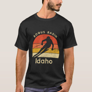 T-shirt Ski vintage Bogus Basin Idaho Mountain