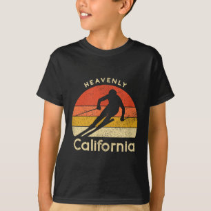 T-shirt Ski vintage Heavened California Mountain