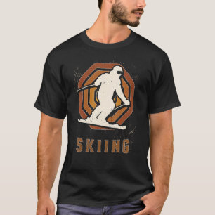 T-shirt Ski Vintage Retro Classic Sport Love