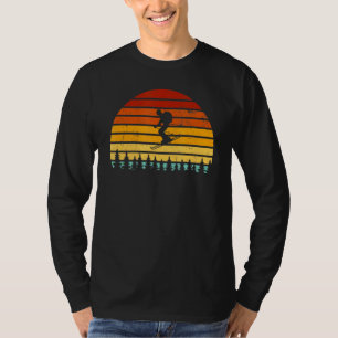 T-shirt Ski vintage Sunset Skier Sking