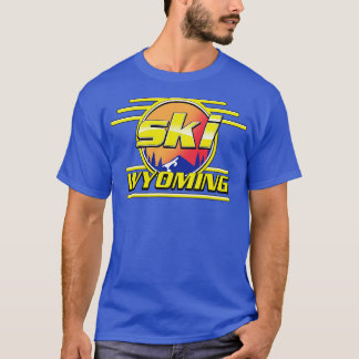 T-shirt Ski Wyoming