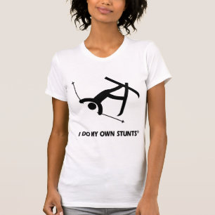 T-shirt Skiant mes propres cascades