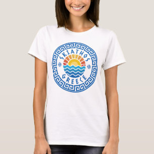 T-shirt Skiathos, Grèce - Sunshine And Sea Women