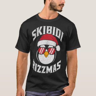 T-shirt Skibidi Rizzmas Drôle Gen Alpha Argot Noël Pe