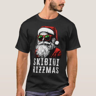 T-shirt Skibidi Rizzmas Noël Rizz Père Noël Charisme