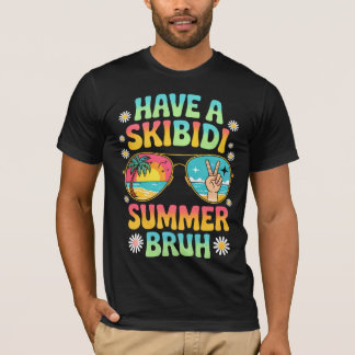T-shirt Skibidi Summer Bruh