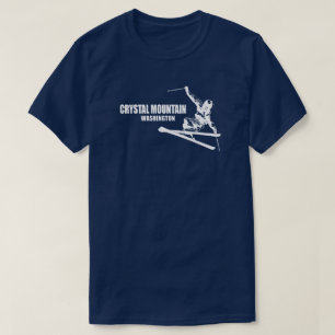 T-shirt Skier Crystal Mountain Washington