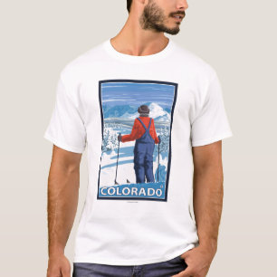 T-shirt Skieur AdmiringColorado