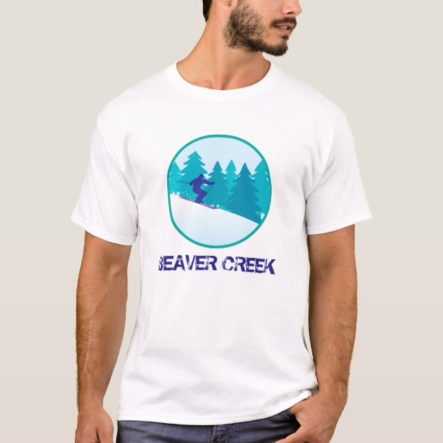 T-shirt Skieur de Beaver Creek (Devant)