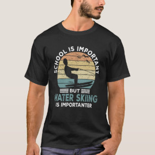 T-shirt Skieur nautique Dire Sports nautiques École de ski