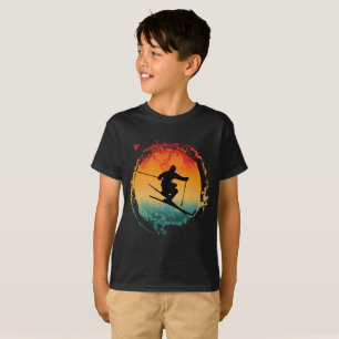 T-Shirt SKIING RETRO VINTAGE