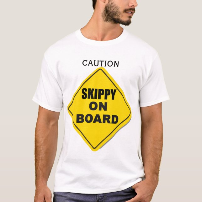 T-shirt skippy à bord (Devant)