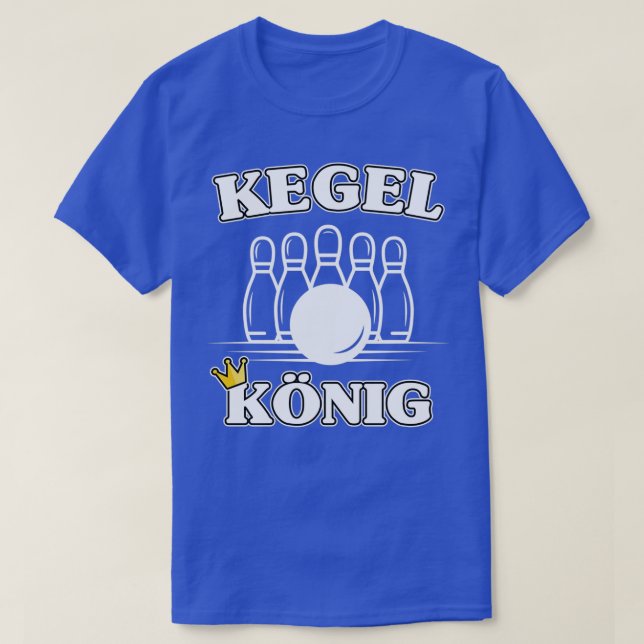 T-shirt skittles king skitttes bowling club bowling (Design devant)