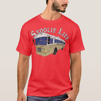 T-shirt Skoolie Life Bus Conversion Nomad Lifestyle Vintag
