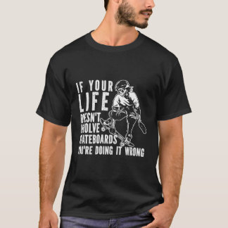 T-shirt Skull Skateboard Skateboard Skateboard