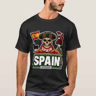 T-shirt SkullCostume Edicion Mundial: España