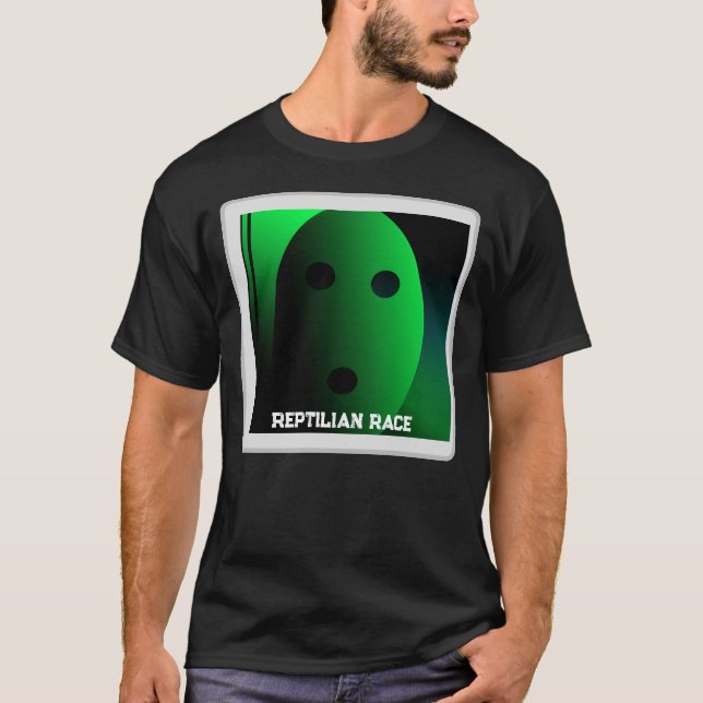 T-shirt Skullnskin Graphics - Reptilian Race (Devant)