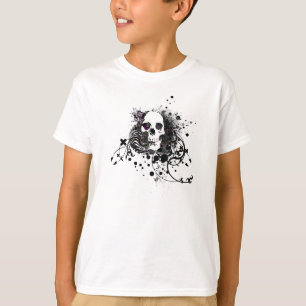 T-shirt skullz. flèches droites torsadées.