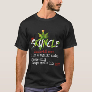 T-shirt Skuncle Définition Drôle Aiguille Joyeux Noël 